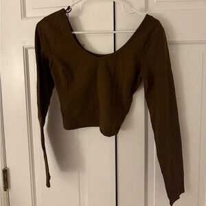 Lululemon Brown Long Sleeve Women's Top